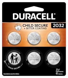 Duracell CR2032 3V Lithium Battery 6-Pack for $6 + free shipping w/ Prime