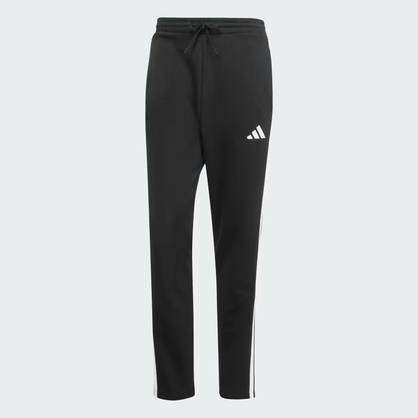 adidas Essentials 3-Stripes Open Hem Fleece Pants: $18 adidas Essentials 3-Stripes Open Hem Fleece Pants: $18