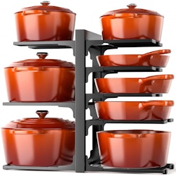 8-Tier Pots & Pans Organizer for $19 + free shipping w/ Prime