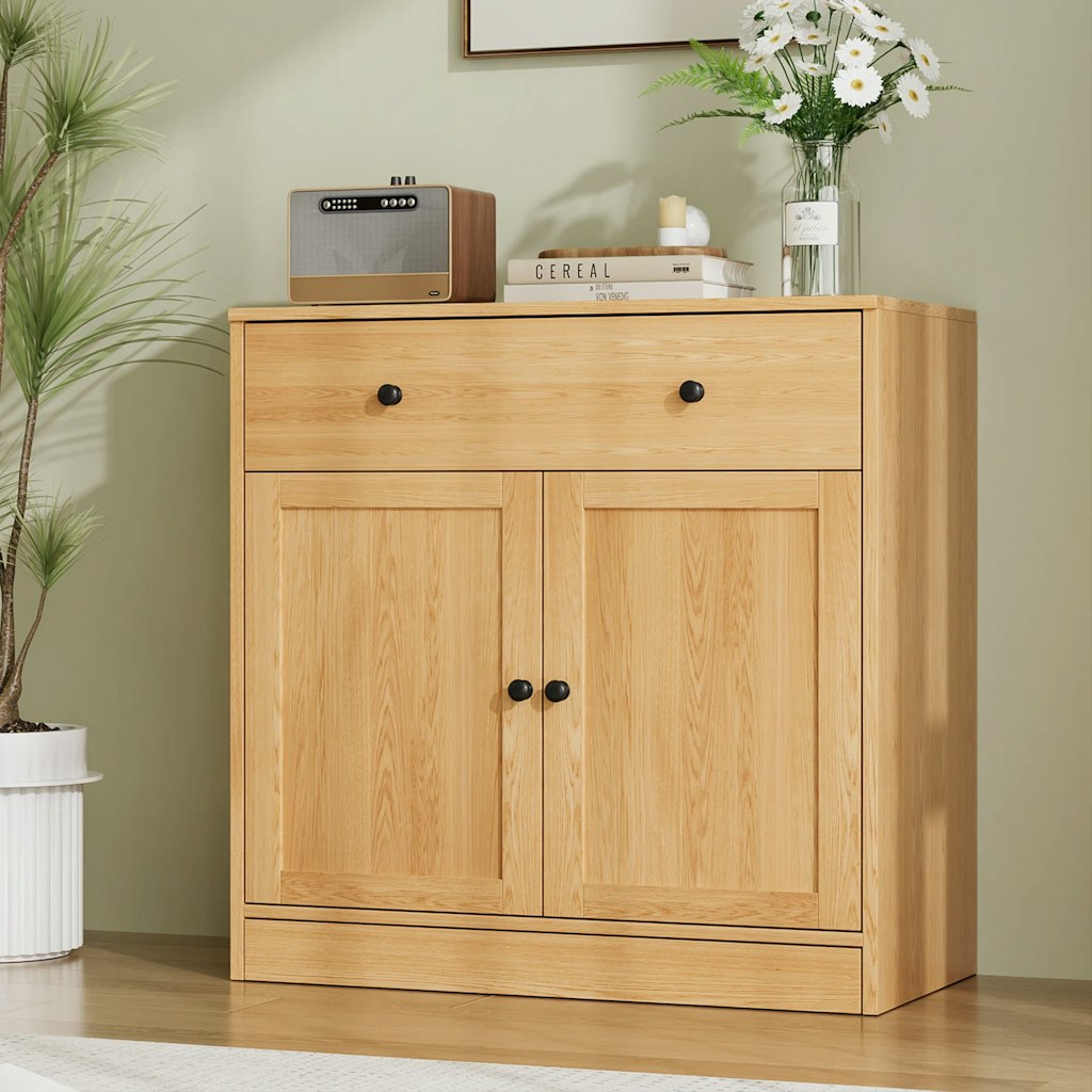 One Allium Way Marta Shaker Wood Accent Cabinet w/ Drawer: $126 One Allium Way Marta Shaker Wood Accent Cabinet w/ Drawer: $126