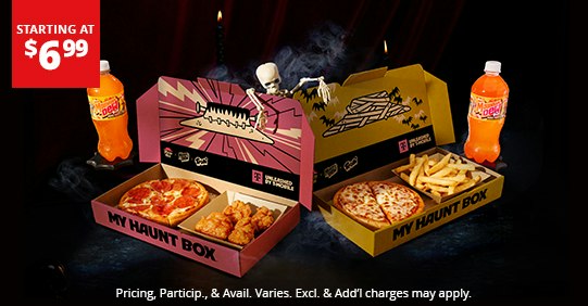Pizza Hut Haunt Box: From $6.99 Pizza Hut Haunt Box: From $6.99
