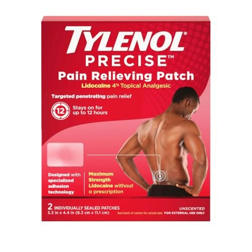 Tylenol Precise Lidocaine Pain Relief Patches 2-Pack: $5 Tylenol Precise Lidocaine Pain Relief Patches 2-Pack: $5