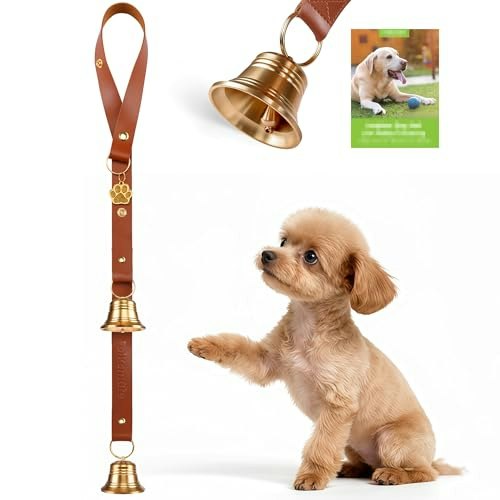 Folksmate Leather Dog Doorbell for Potty Training: $14.97 Folksmate Leather Dog Doorbell for Potty Training: $14.97