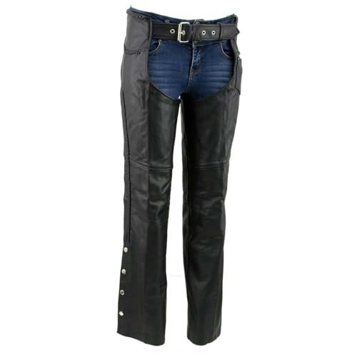 Milwaukee Leather Women's Classic Protective Leather Motorcycle Chaps: $109.99 Milwaukee Leather Women's Classic Protective Leather Motorcycle Chaps: $109.99