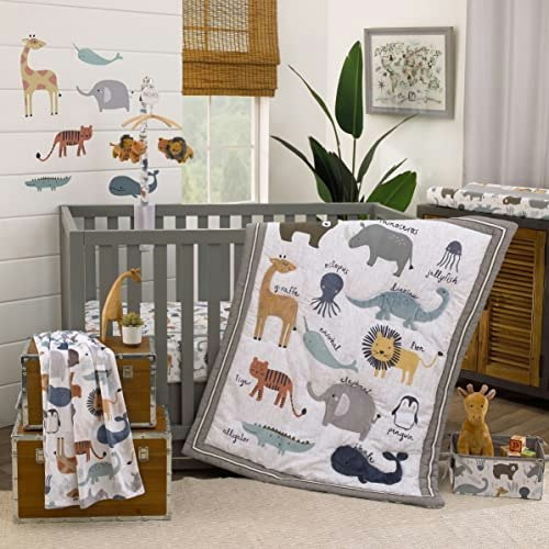 NoJo Zoo Animals 4-Piece Crib Bedding Set: $116.54 NoJo Zoo Animals 4-Piece Crib Bedding Set: $116.54