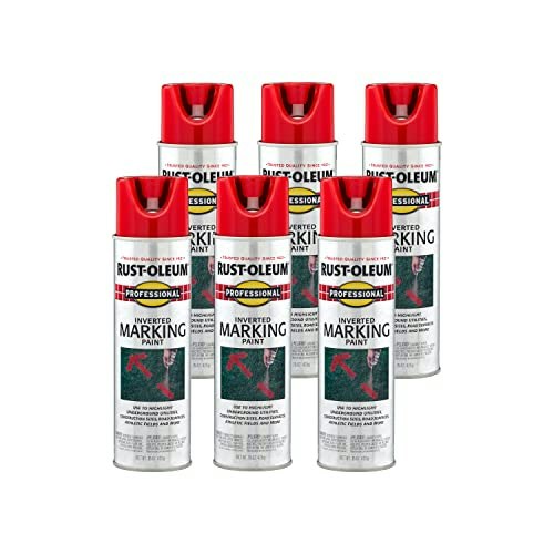 Rust-Oleum Professional Inverted Safety Red Marking Spray Paint: $49.99