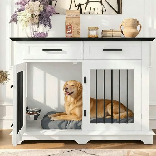 Merax 44.48-inch Dog Crate Furniture: $238.39 Merax 44.48-inch Dog Crate Furniture: $238.39