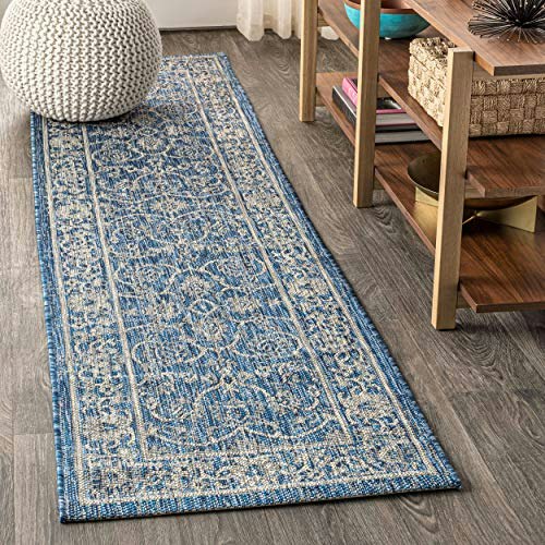 Jonathan Y Vine & Border 2' x 10' Indoor Outdoor Runner Rug: $38 Jonathan Y Vine & Border 2' x 10' Indoor Outdoor Runner Rug: $38