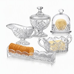 Godinger Dublin 5-Piece Crystal Hostess Serving Set for $36 + free shipping