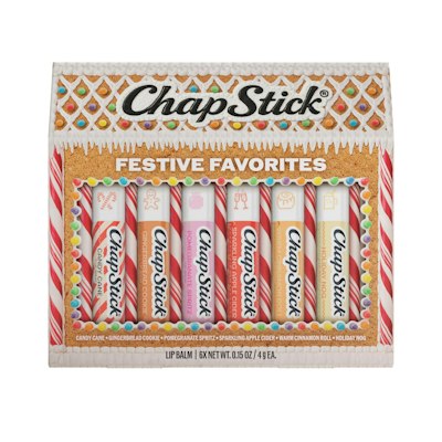 ChapStick Festive Favorites Holiday Flavored Lip Balm 6-Pack for $8 + free shipping w/ Prime