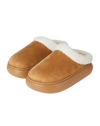 32 Degrees Women's Sherpa-Lined Faux Suede Slippers for $10 + free shipping