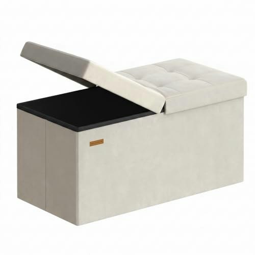 Songmics Island 30-Inch Foldable Velvet Storage Ottoman: $34.67 Songmics Island 30-Inch Foldable Velvet Storage Ottoman: $34.67