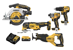 DeWalt 20V Max 5-Tool Brushless Power Tool Combo Kit for $399 + free shipping