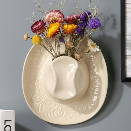Ceramic Cowboy Wall Planter: $27.99