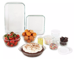 Sedona 15-Piece Glass Baking Set for $34 + free shipping w/ $39