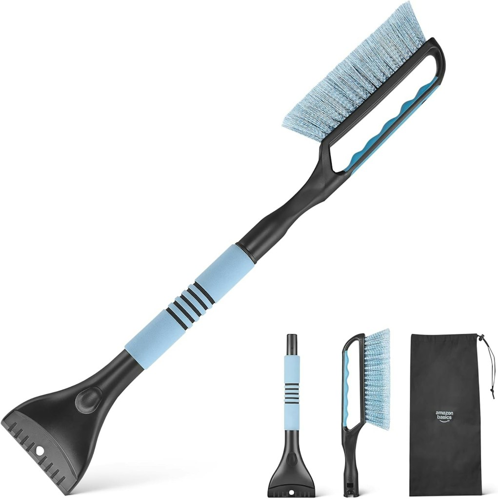 Amazon Basics Snow Brush w/ Ice Scraper: $8.99