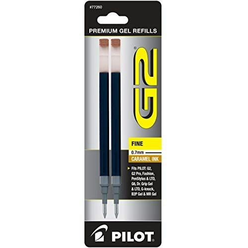 Pilot G2 0.7mm Fine Point Gel Ink Refill 2-Pack: $4.68