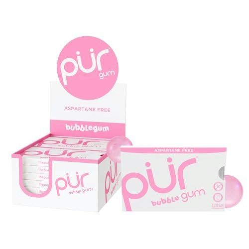 PUR Bubblegum Xylitol Chewing Gum 108-Count: $7.82