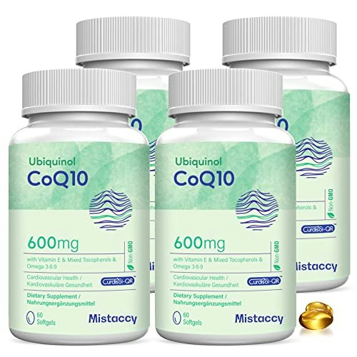 CoQ10 600mg Ubiquinol Supplement 240-Softgel Bottle: $48.44 CoQ10 600mg Ubiquinol Supplement 240-Softgel Bottle: $48.44