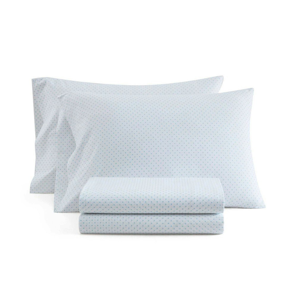 Martha Stewart Twin Polka Dot Sheet Set: $59.99 Martha Stewart Twin Polka Dot Sheet Set: $59.99