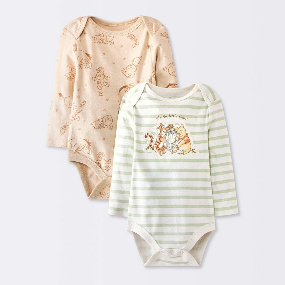 Cloud Island Baby Winnie the Pooh Long Sleeve Bodysuit 2-Pack: $14 Cloud Island Baby Winnie the Pooh Long Sleeve Bodysuit 2-Pack: $14