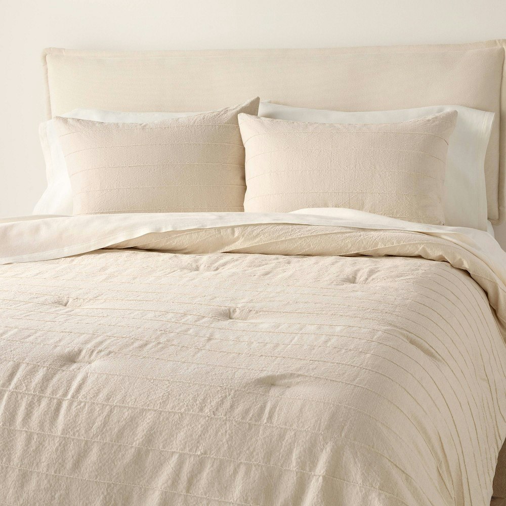 Hearth & Hand with Magnolia Full/Queen Stitch Stripe Comforter Set: $89.99 Hearth & Hand with Magnolia Full/Queen Stitch Stripe Comforter Set: $89.99
