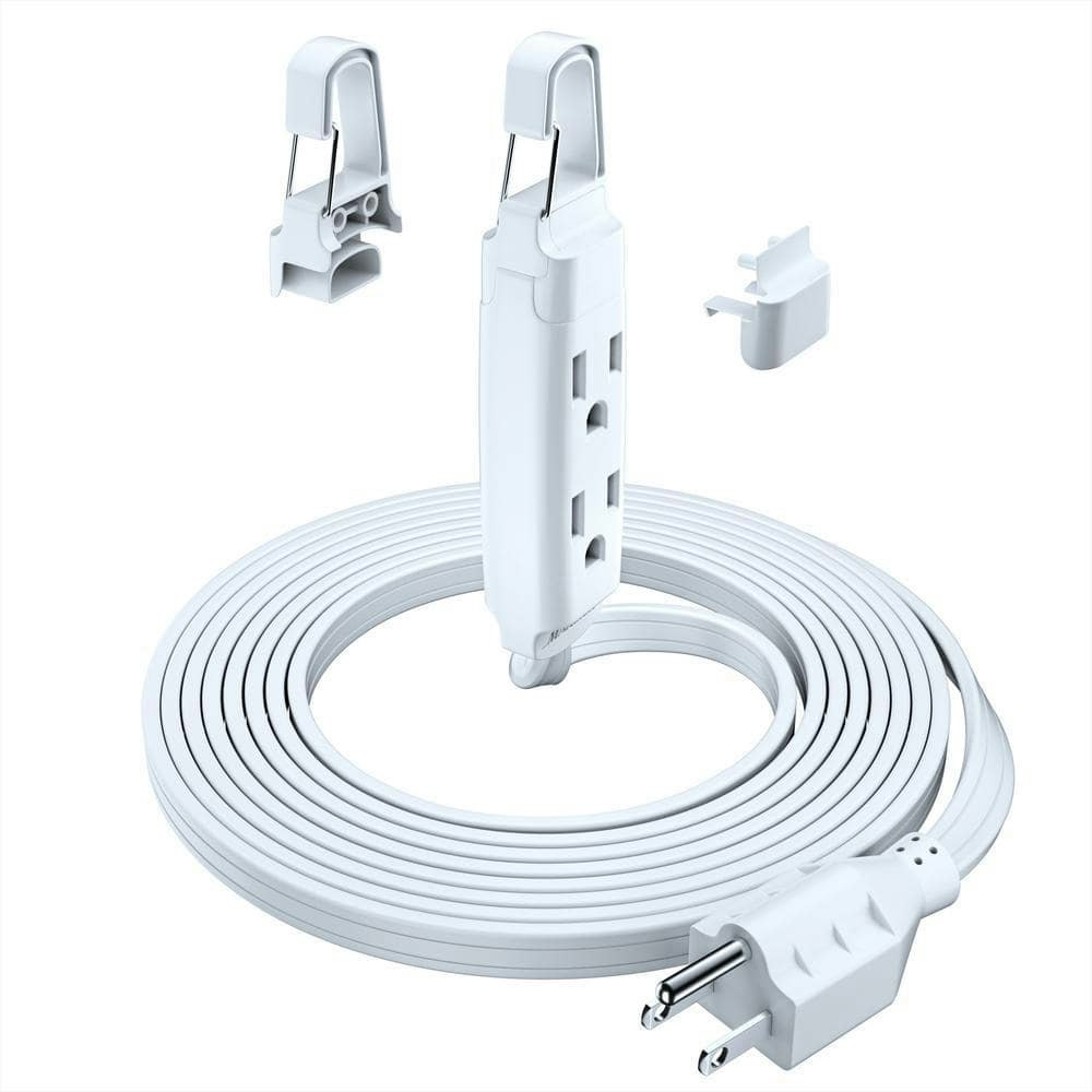 12-Foot 16/3 Light Duty 3-Outlet Indoor Extension Cord: $17.66