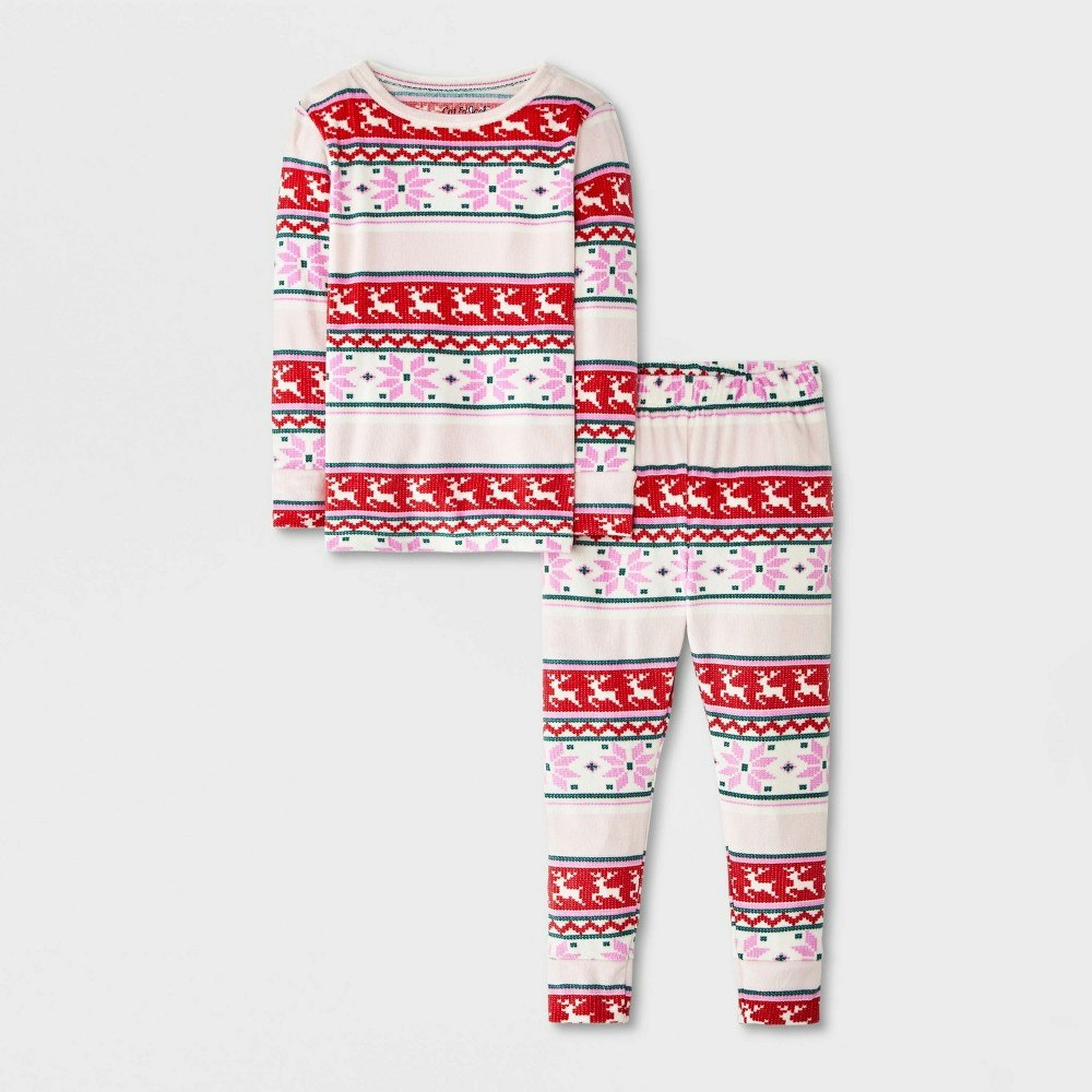Cat & Jack Toddler Fairisle Long Sleeve Velour Pajama Set 2-Piece: $12 Cat & Jack Toddler Fairisle Long Sleeve Velour Pajama Set 2-Piece: $12