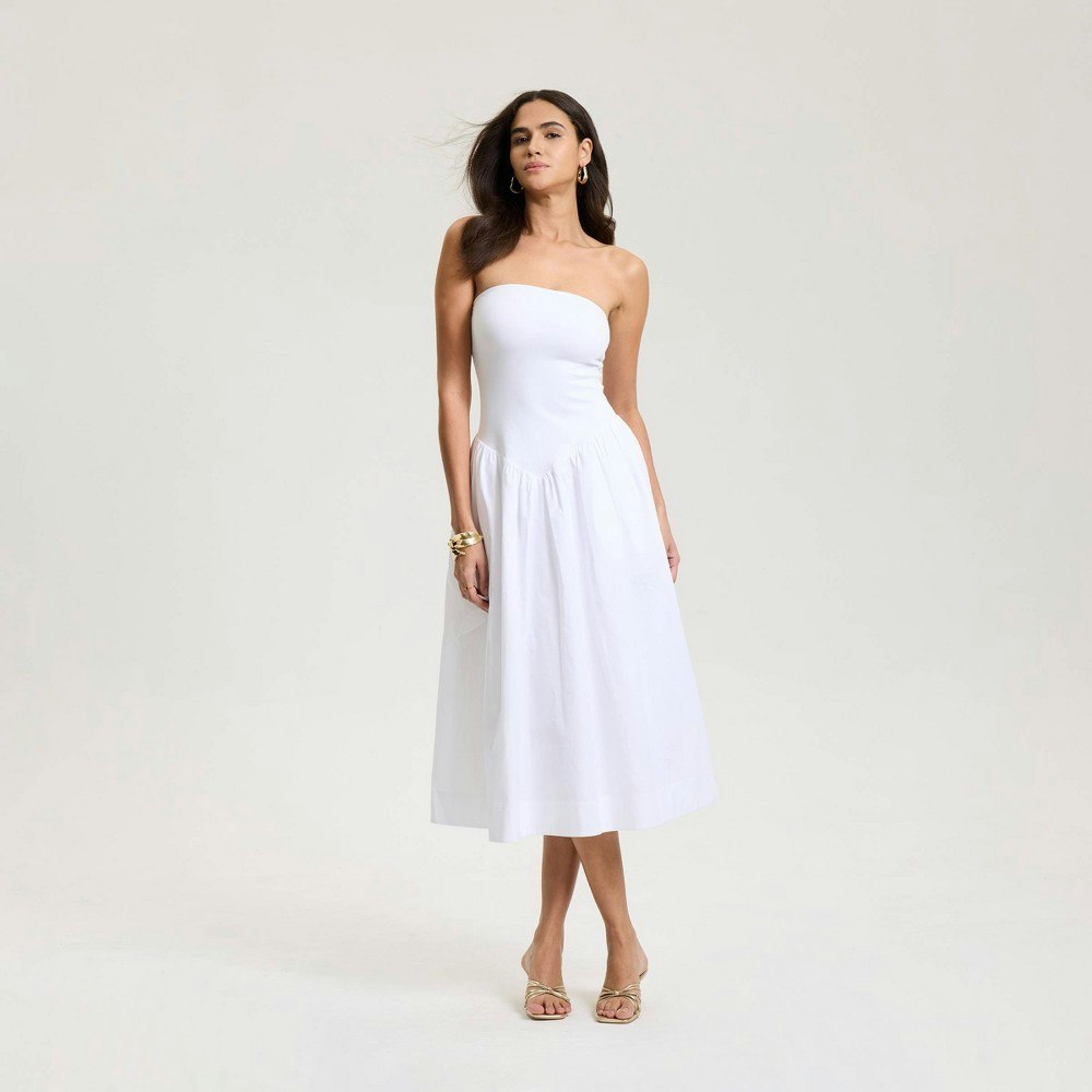 A New Day Women's Sleeveless Tube Knit Maxi A-Line Dress: $40