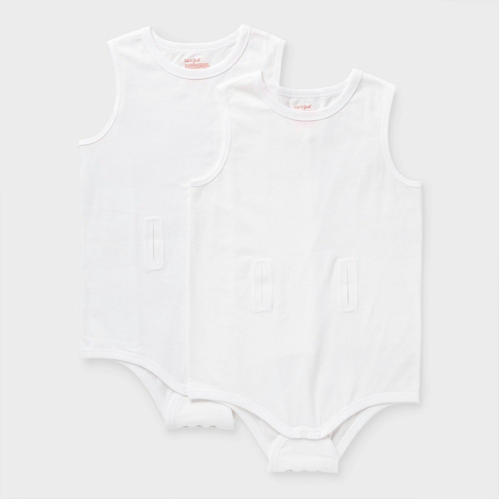 Cat & Jack Adaptive Abdominal Access Tank Bodysuit 2-Pack: $30 Cat & Jack Adaptive Abdominal Access Tank Bodysuit 2-Pack: $30