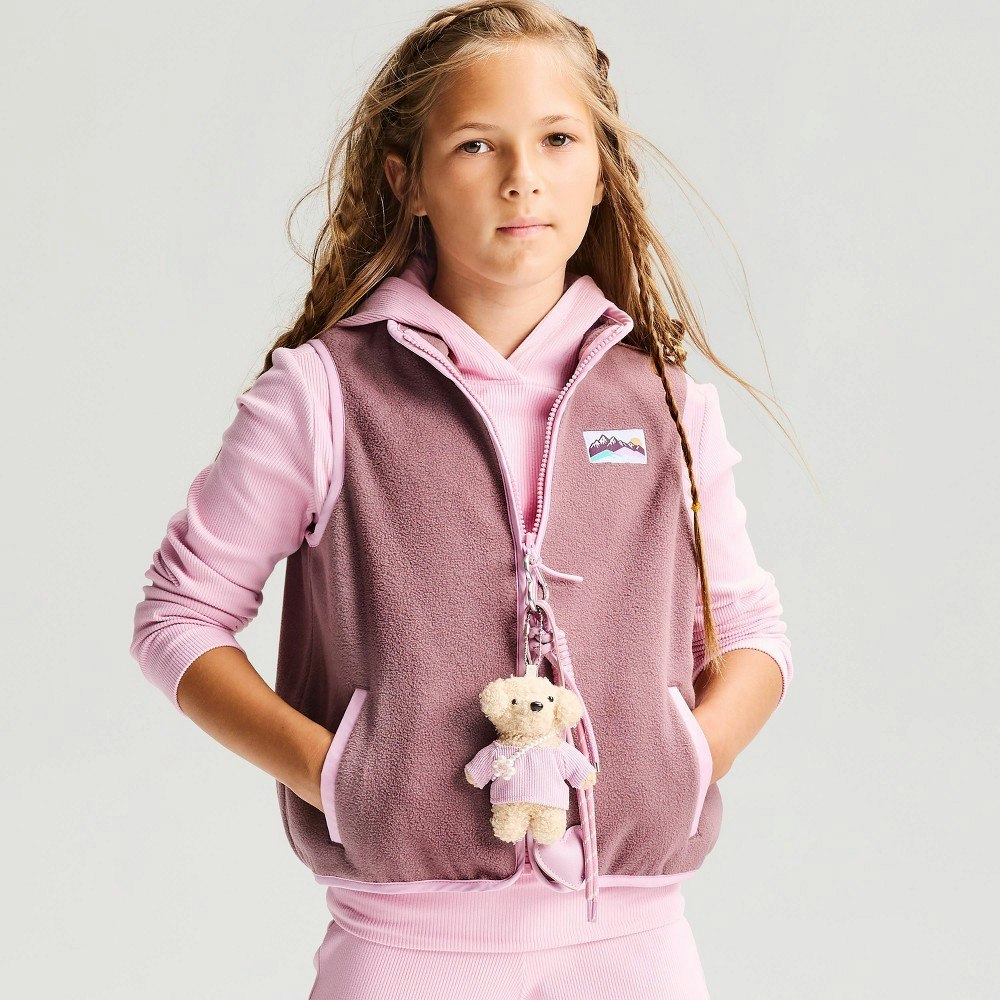 Cat & Jack Girls' Microfleece Vest: $15 Cat & Jack Girls' Microfleece Vest: $15
