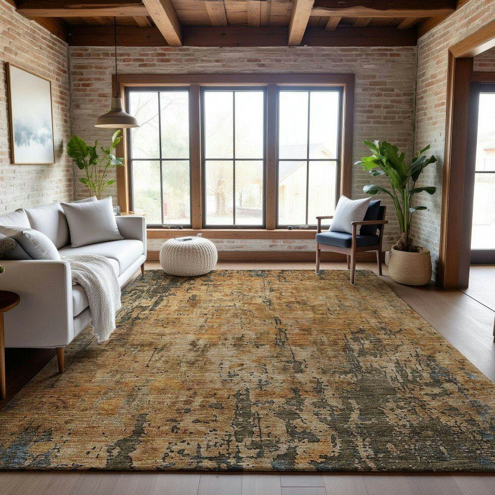 Mayfield 3' x 5' Abstract Machine Washable Area Rug: $69.91