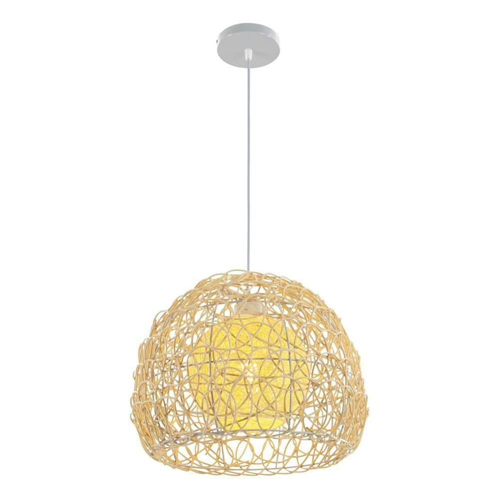 Hand-Woven Rattan Pendant Light: $62.86 Hand-Woven Rattan Pendant Light: $62.86
