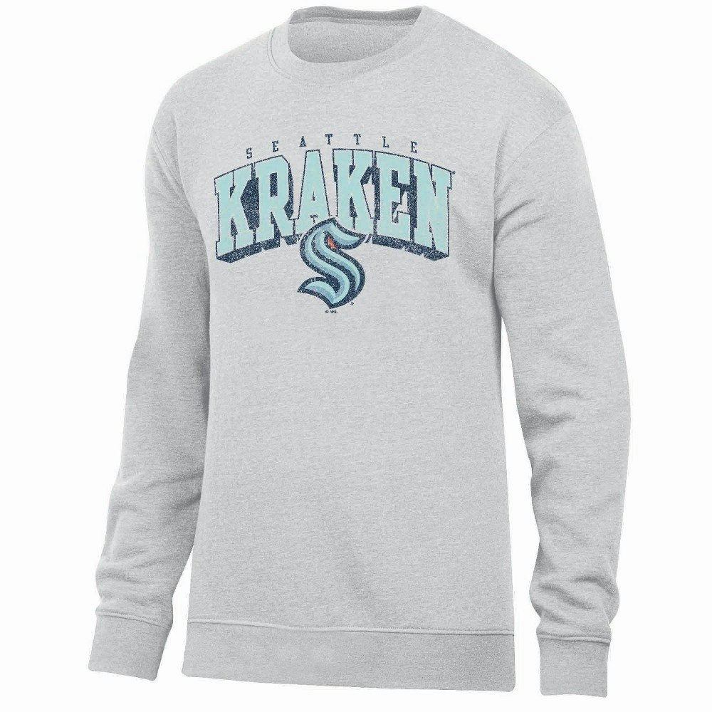 Seattle Kraken Men's Crewneck Fleece Sweatshirt XXL: $44.99 Seattle Kraken Men's Crewneck Fleece Sweatshirt XXL: $44.99