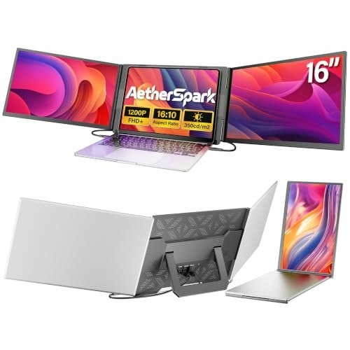 16-inch Triple Portable Laptop Screen Extender: $249.97 16-inch Triple Portable Laptop Screen Extender: $249.97