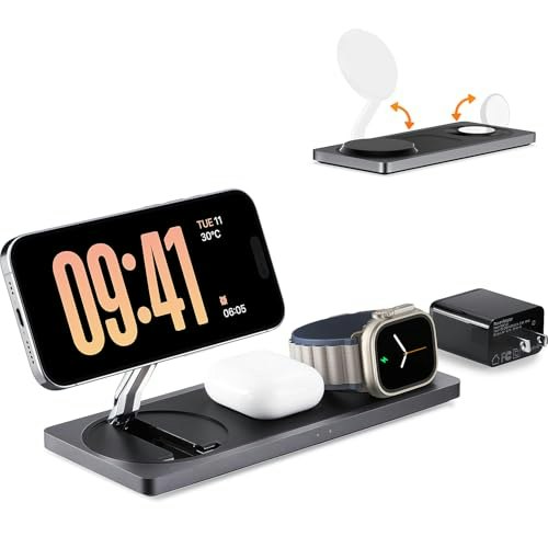Petino 3-in-1 Wireless Charging Station: $44.52 Petino 3-in-1 Wireless Charging Station: $44.52