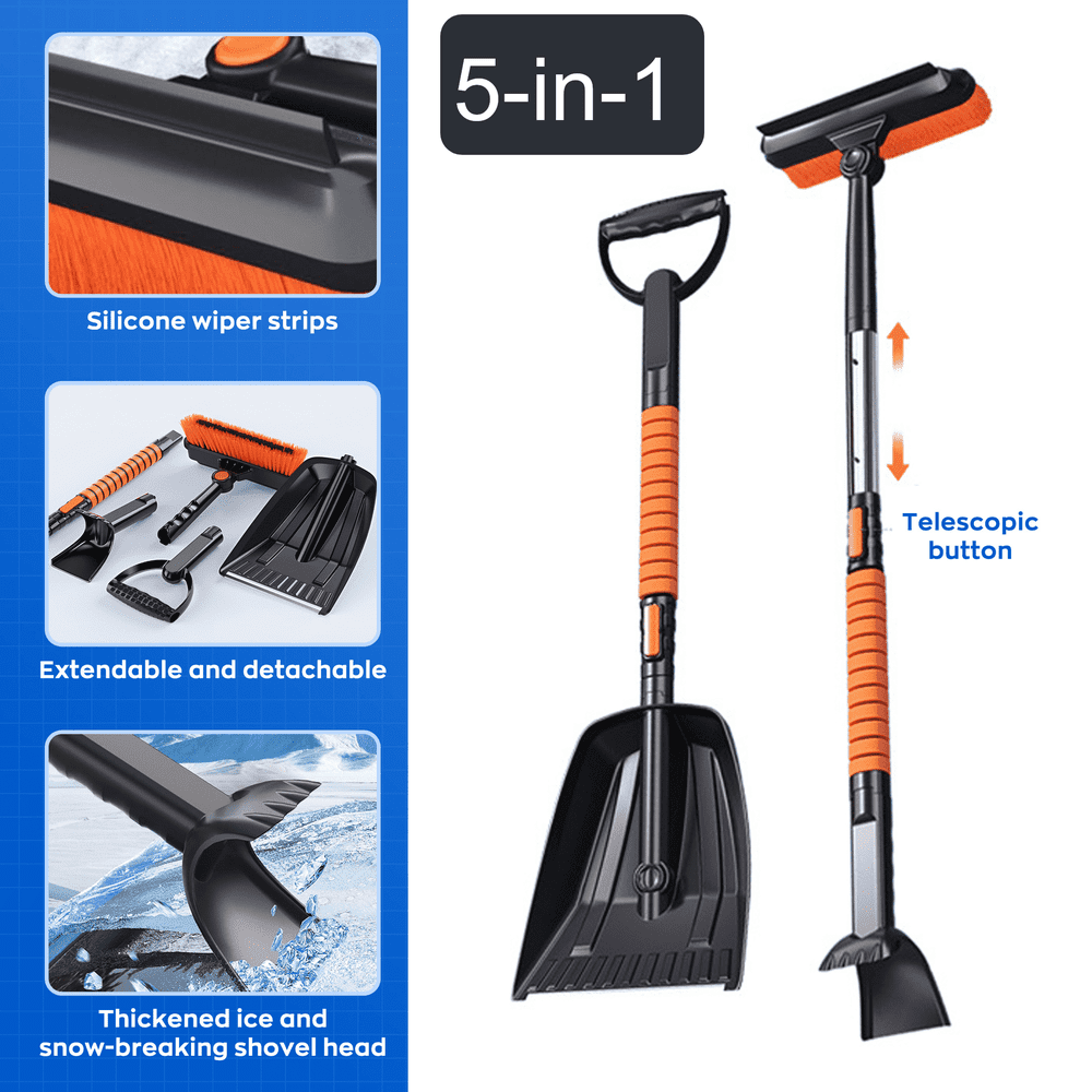 Evlive 5-in-1 Telescoping Snow Brush and Ice Scraper: $22.99 Evlive 5-in-1 Telescoping Snow Brush and Ice Scraper: $22.99