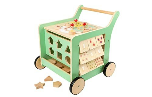 Small Foot Move It! Pastel Wooden Baby Walker and Playcenter: $75.41