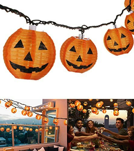 Tigomoov 9.83-Foot Pumpkin Halloween String Lights 10-Pack: $12.79 Tigomoov 9.83-Foot Pumpkin Halloween String Lights 10-Pack: $12.79