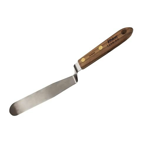 Albion Engineering 1-inch Offset Stainless Steel Caulk Tooling Spatula: $19.07 Albion Engineering 1-inch Offset Stainless Steel Caulk Tooling Spatula: $19.07