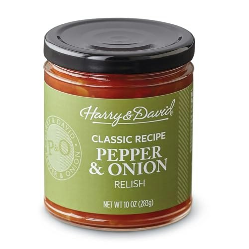 Harry & David Pepper & Onion Relish 10-Ounce Jar: $12.39 Harry & David Pepper & Onion Relish 10-Ounce Jar: $12.39