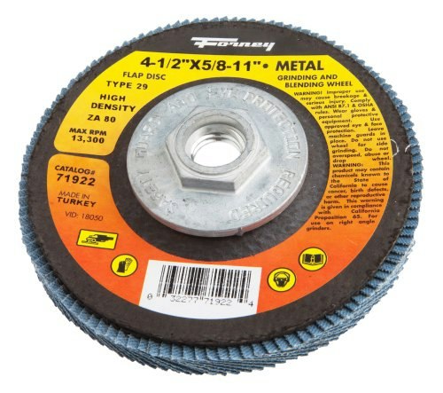 Forney 4 1/2-inch Double-Sided Flap Disc 40-Grit: $10.07 Forney 4 1/2-inch Double-Sided Flap Disc 40-Grit: $10.07