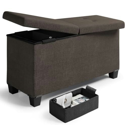 Nestl 30-Inch Storage Ottoman Bench: $78.05