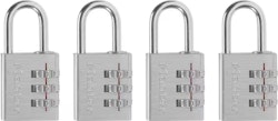 Master Lock Resettable 3-Dial Combination Lock 4-Pack for $20 + free shipping