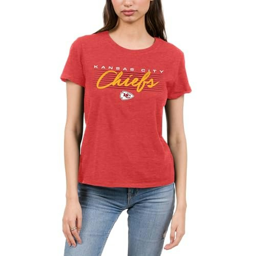 Junk Food Kansas City Chiefs Women's Retro Script T-Shirt: $13.17 Junk Food Kansas City Chiefs Women's Retro Script T-Shirt: $13.17