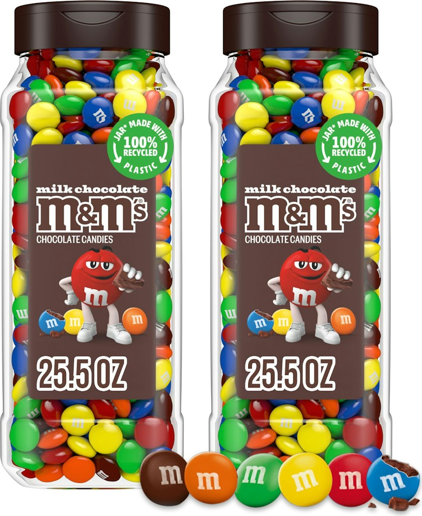 M&M's 25.5-oz. Resealable Jar 2-Pack: $12 via Sub. & Save