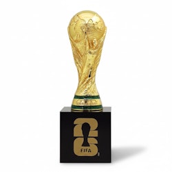 2026 FIFA World Cup 4" 3D Trophy Replica for $20 + free shipping w/ Prime