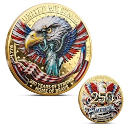 America 250th Anniversary Commemorative Coins for From $8.99 + free shipping w/ Prime