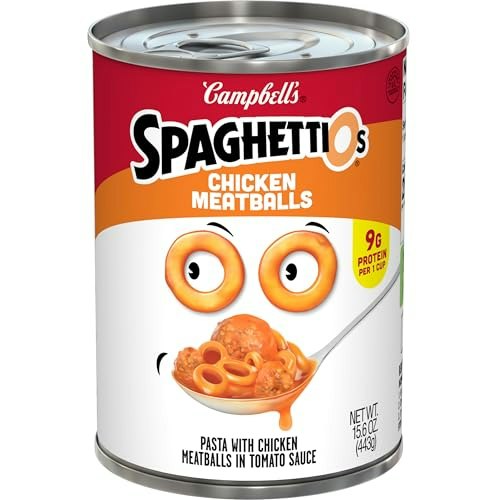 SpaghettiOs Canned Pasta with Chicken Meatballs 15.6-oz. Can: $2.53