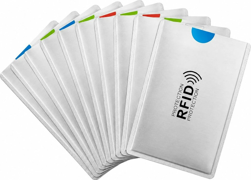 RFID Blocking Card Sleeves 10-Pack: $1.63